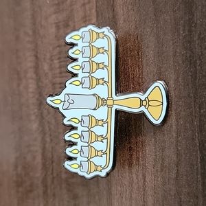 Lumiere Hanukkah Disney Pin